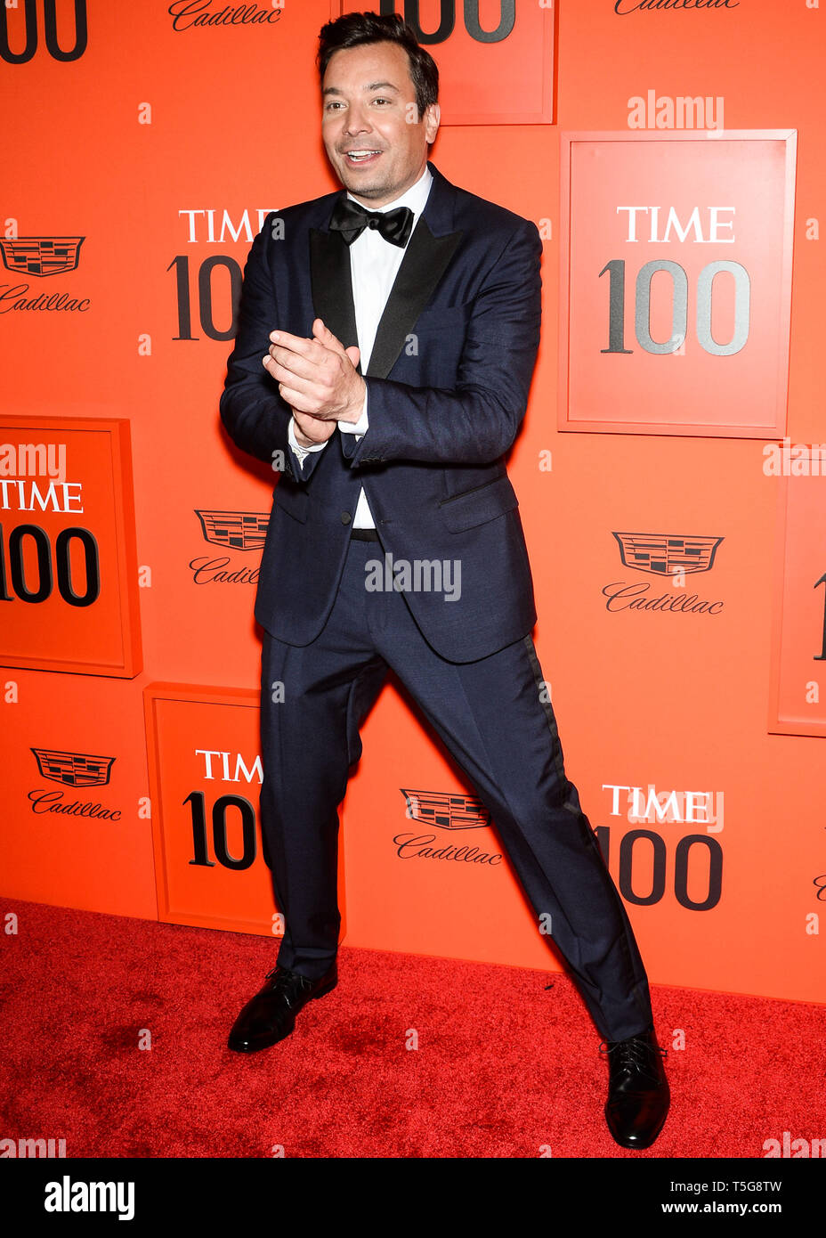 MANHATTAN, NEW YORK CITY, NEW YORK, USA - APRIL 23: Jimmy Fallon ...