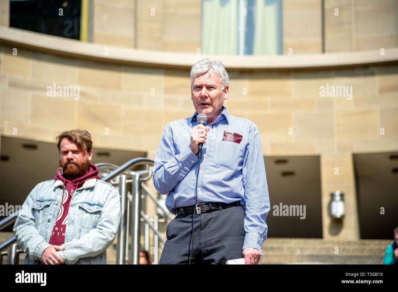 Glasgow, Glasgow City, UK. 24th Apr, 2019. A high ranking member of the