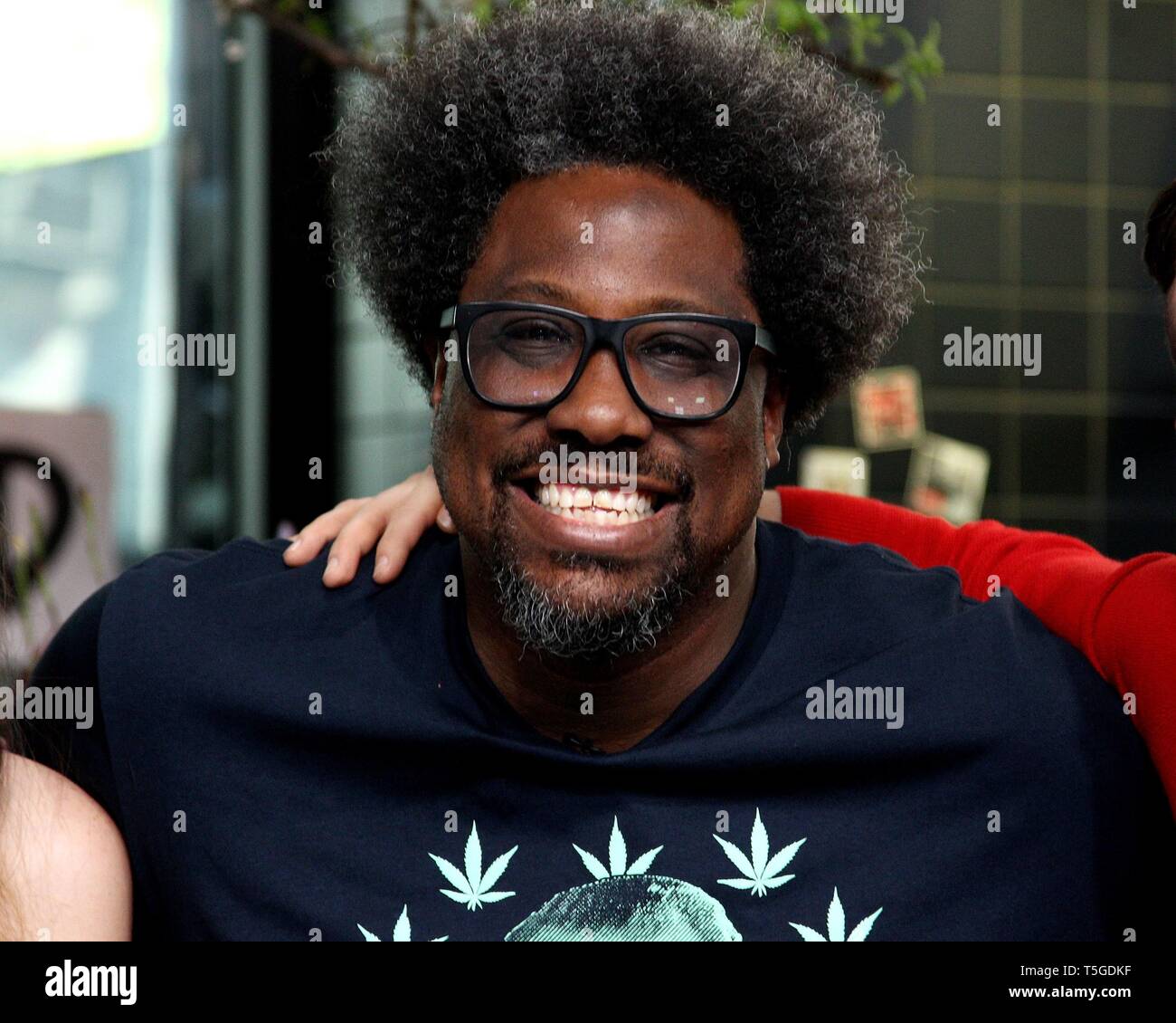 New York, NY, USA. 24th Apr, 2019. W. Kamau Bell inside for AOL Build