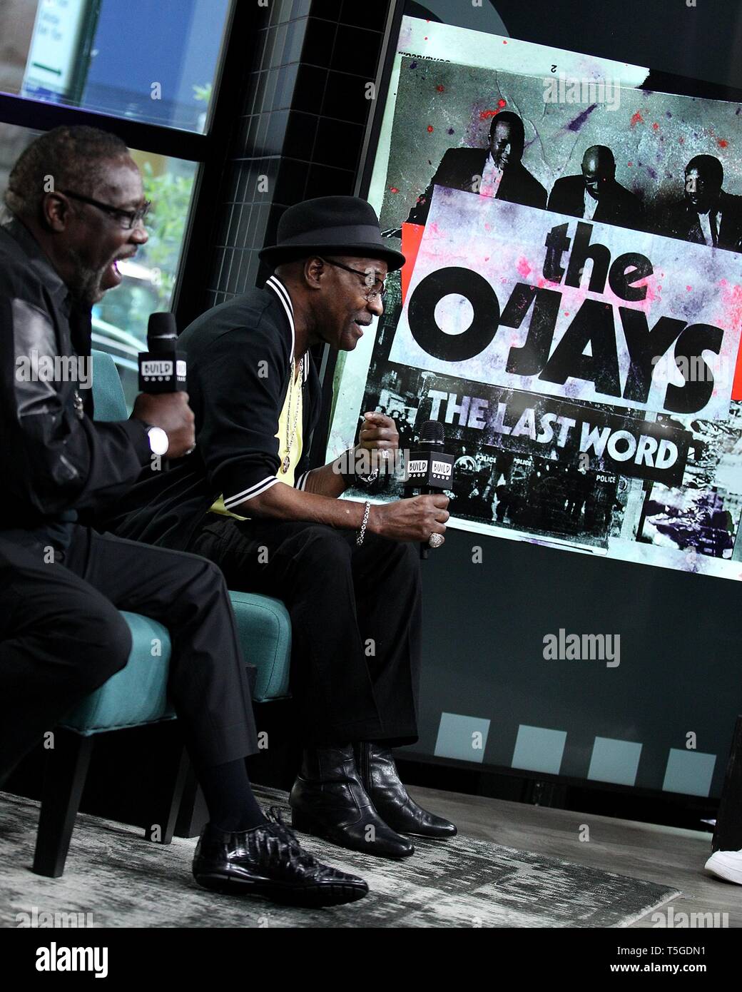 New York, NY, USA. 24th Apr, 2019. Eddie Levert, Walter Williams, of