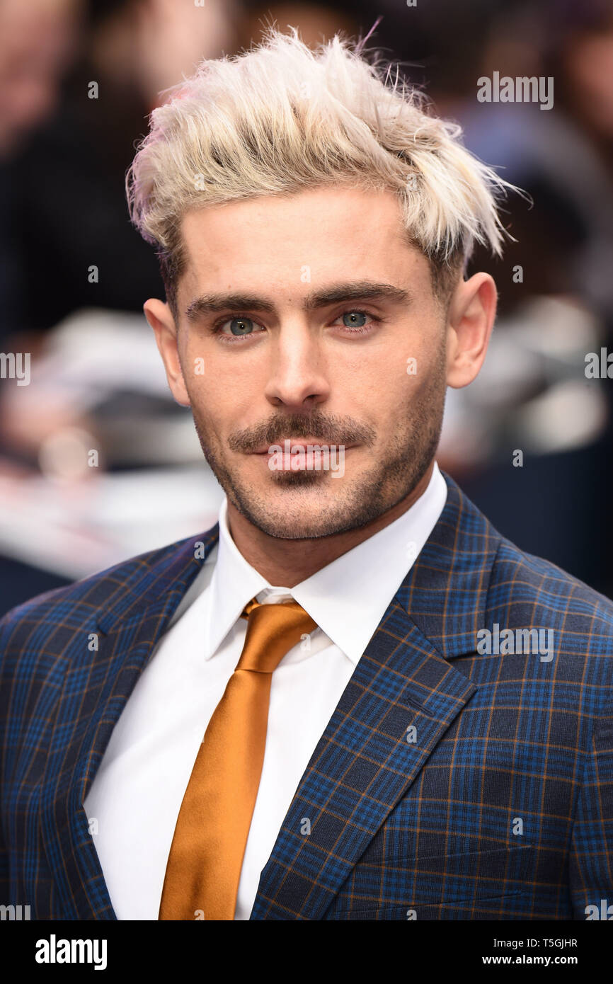 London Uk 24th Apr 2019 London Uk April 24 2019 Zac Efron Arriving For The Extremely Wicked Shockingly Evil And Vile Premiere At The Curzon Mayfair London Picture Steve Vas Featureflash Credit Paul