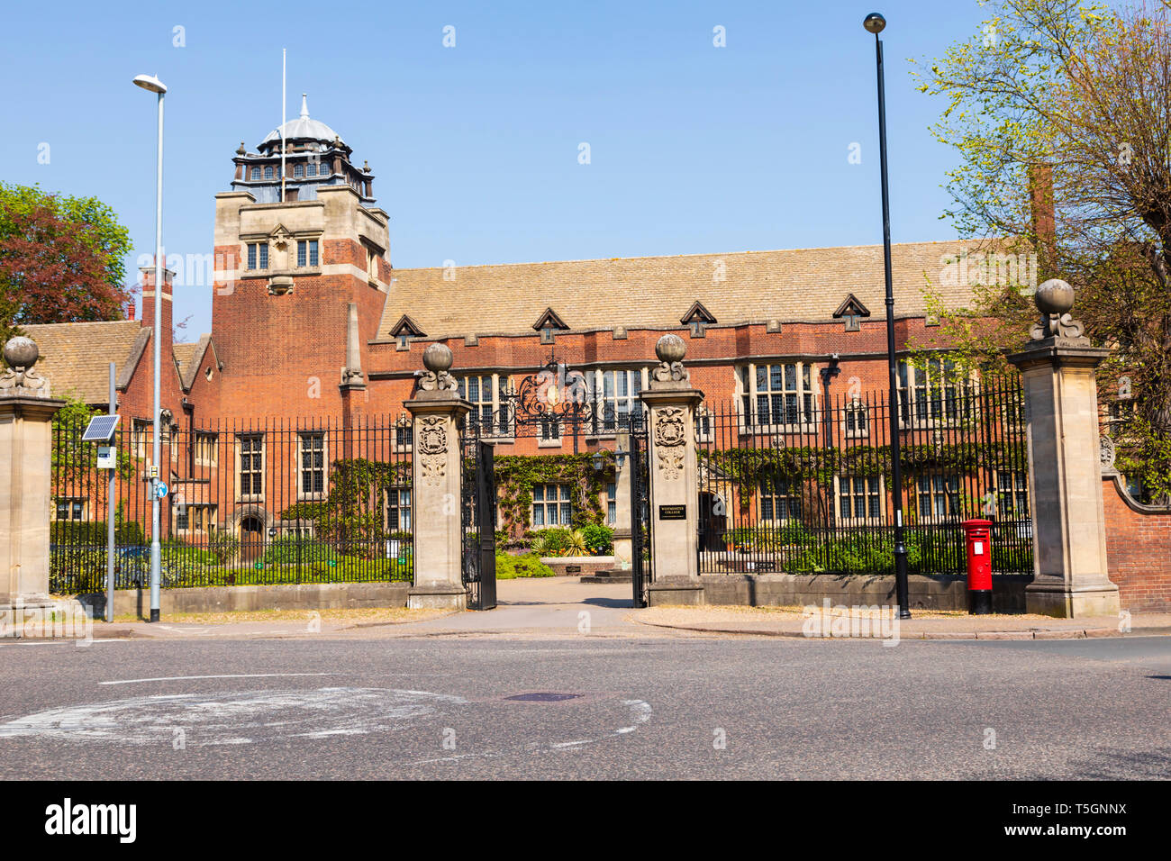 Westminster College, University town of Cambridge, Cambridgeshire, England Stock Photo