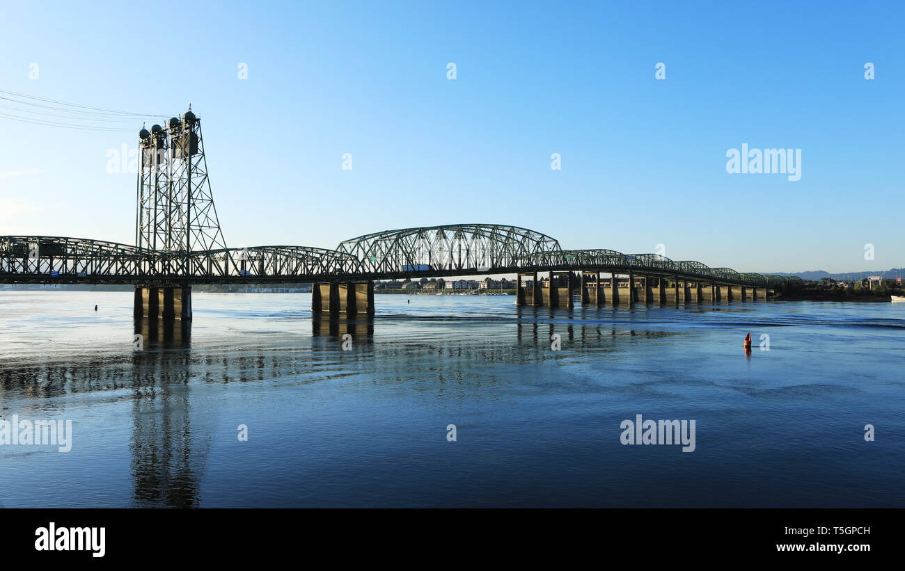 Portland vancouver interstate bridge hires stock photography and