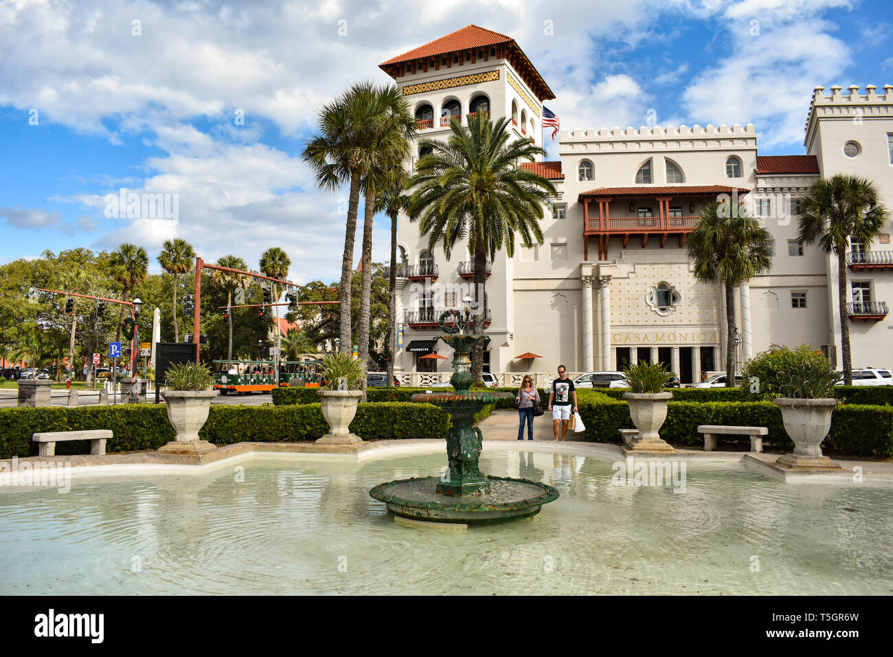 St. Augustine, Florida. January 26 , 2019. Florida's Casa Monica Resort