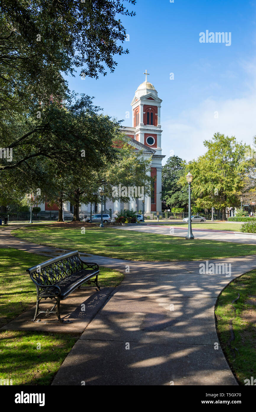 USA, Alabama, The Cathedral Basilica of the Immaculate Conception, seat of the Archdiocese of Mobile Stock Photo