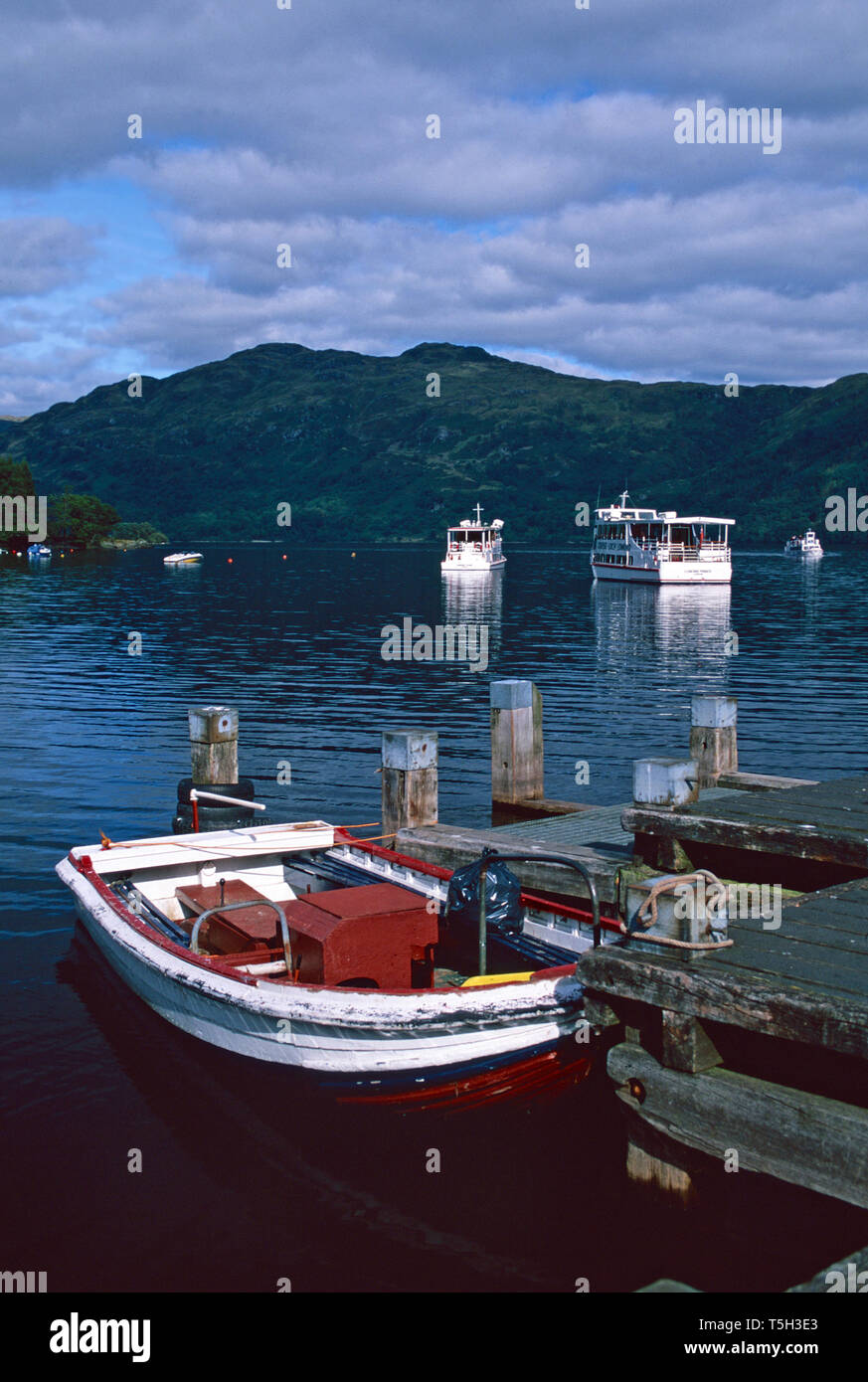 Boats on Loch Lomond,Scotland Stock Photo