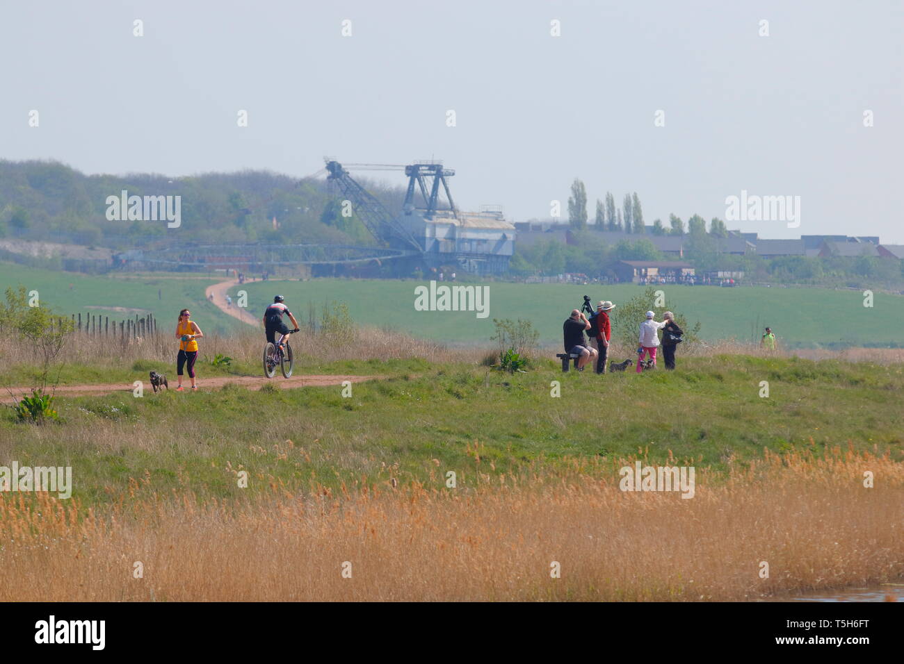 Various outdoor activities at RSPB St Aidan's Nature Reserve in Leeds
