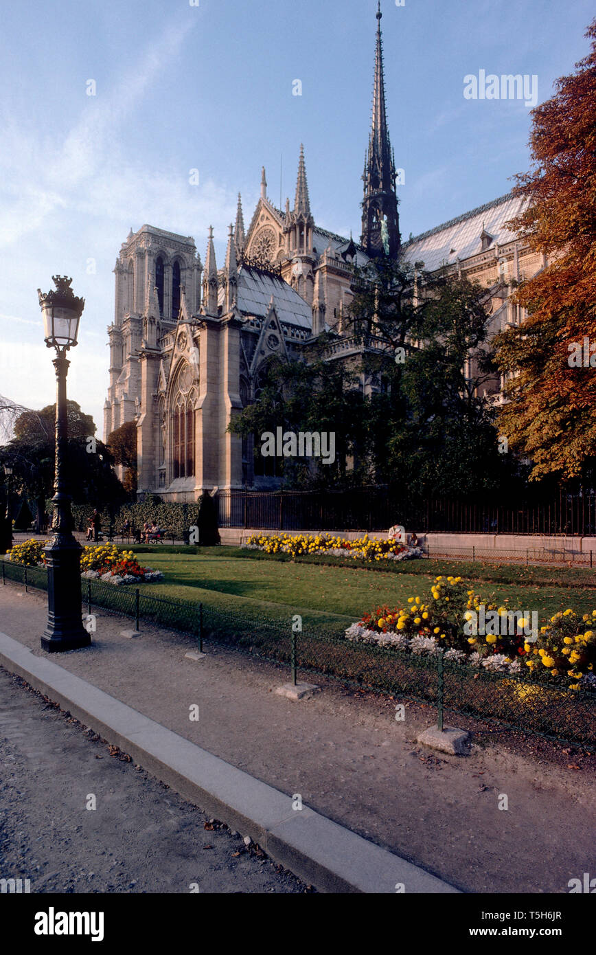 Notre Dame Cathedral, Paris, France. Stock Photo