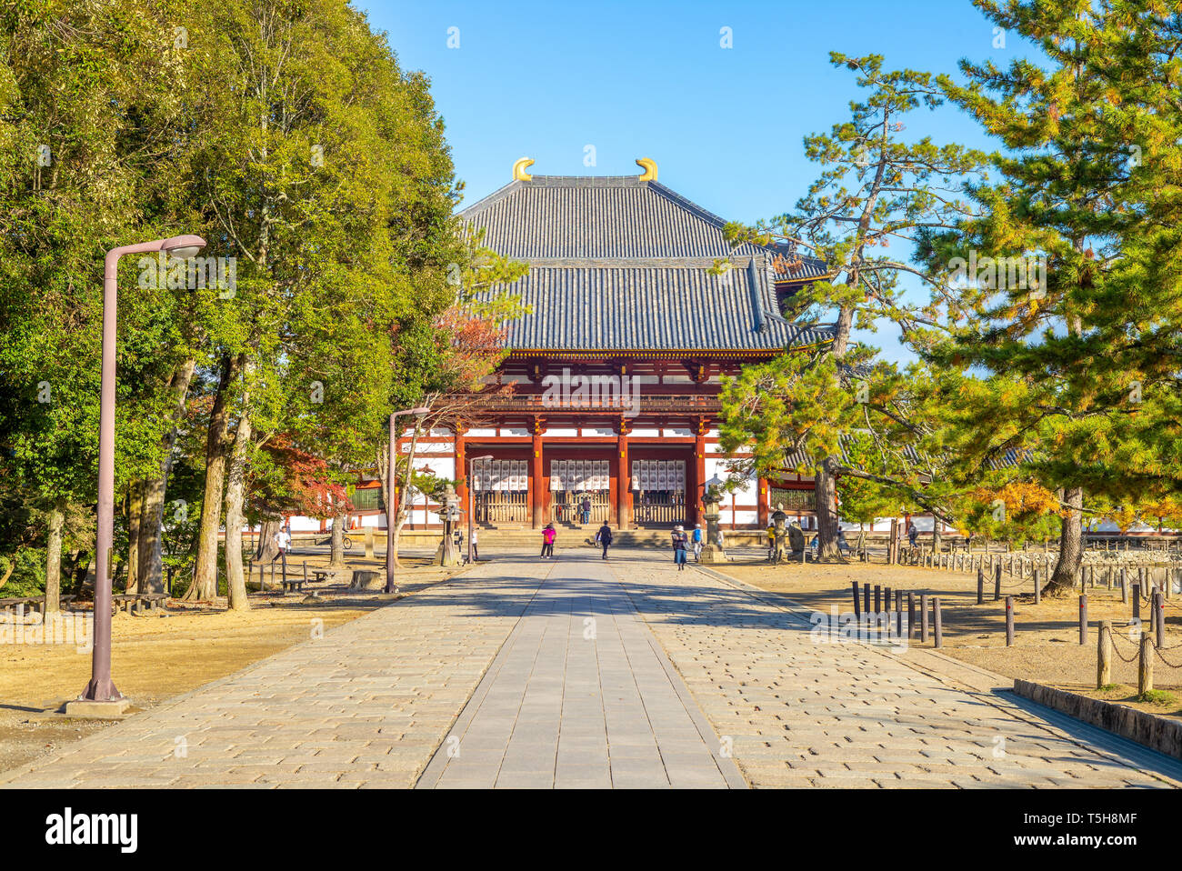 middle gate of todaiji in nara, japan Stock Photo