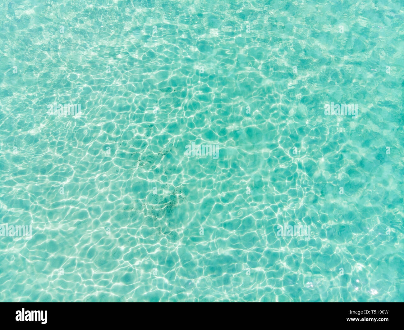 Tropical Blue Water in Australia Stock Photo
