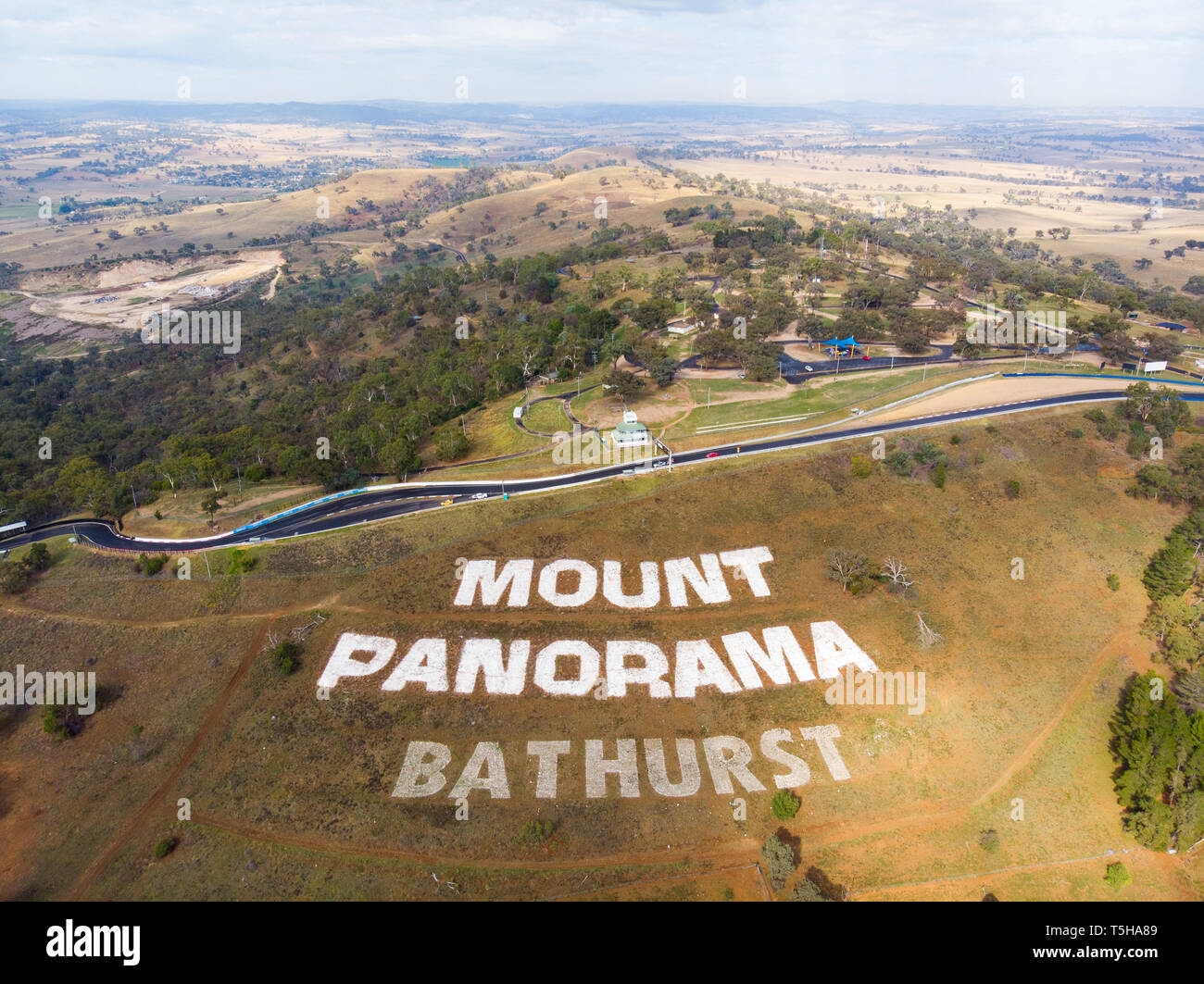 Mount Panorama, Bathurst, New South Wales Stock Photo
