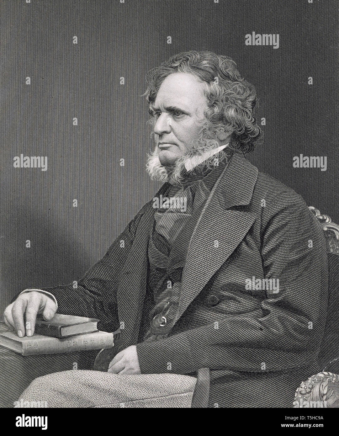EDWARD SMITH-STANLEY, 14th Earl of Derby (1799-1869) British statesman and Prime Minister Stock Photo