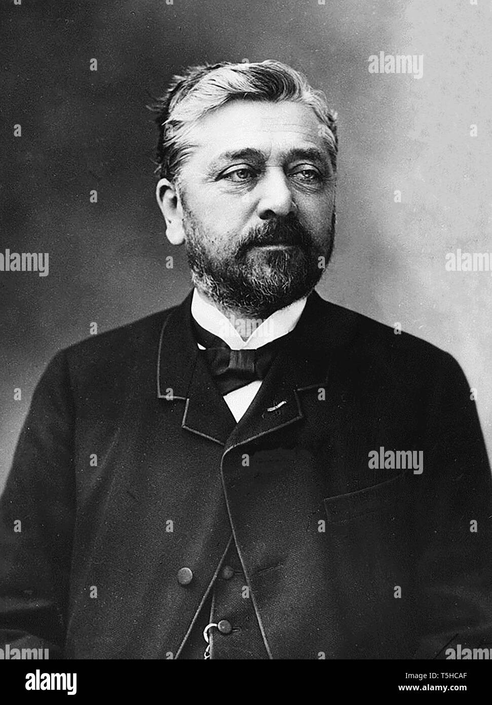 GUSTAVE EIFFEL (1832-1923) French civil engineer who designed the Eiffel Tower Stock Photo