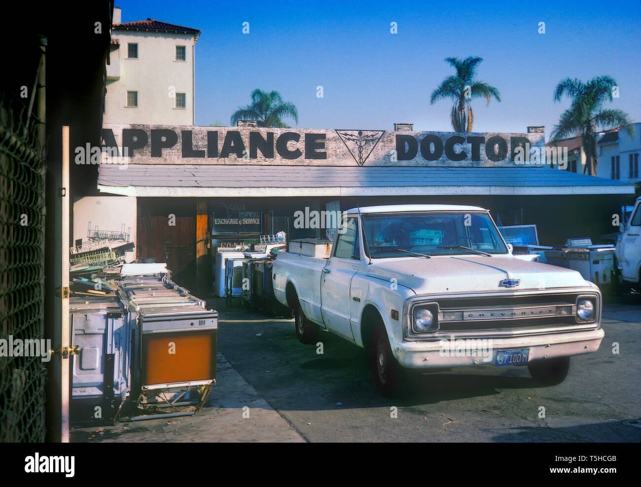 Chevrolet Pick Up truck in Venice California 1977 Stock Photo