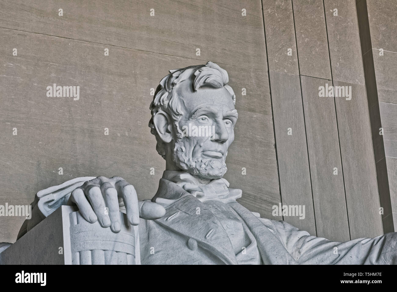 Lincoln Memorial statue in Washington DC USA Stock Photo Alamy