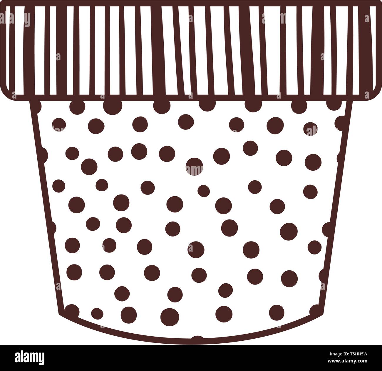 cute flower pot isolated icon Stock Vector Image & Art - Alamy