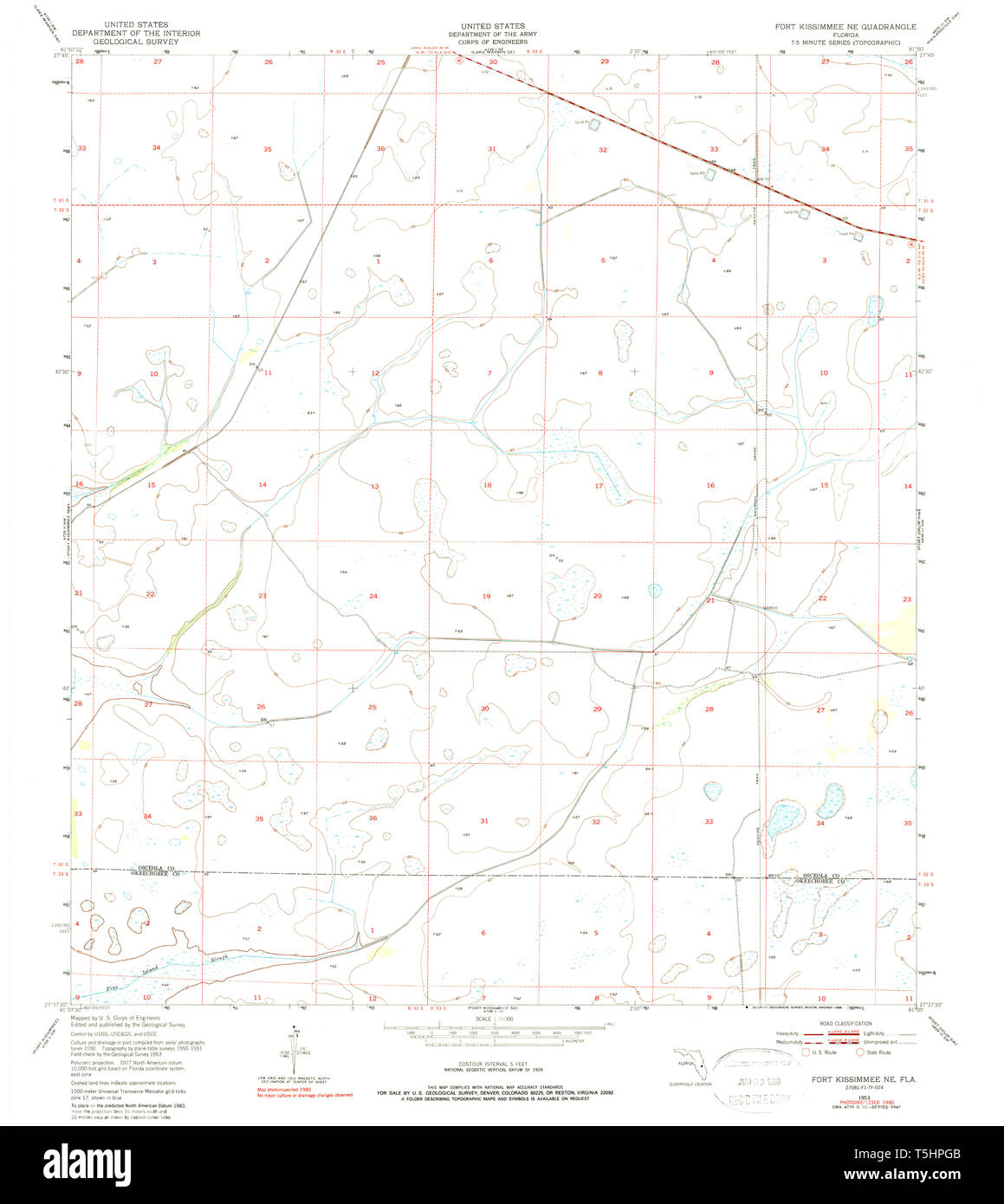 Map of kissimmee Cut Out Stock Images & Pictures Alamy
