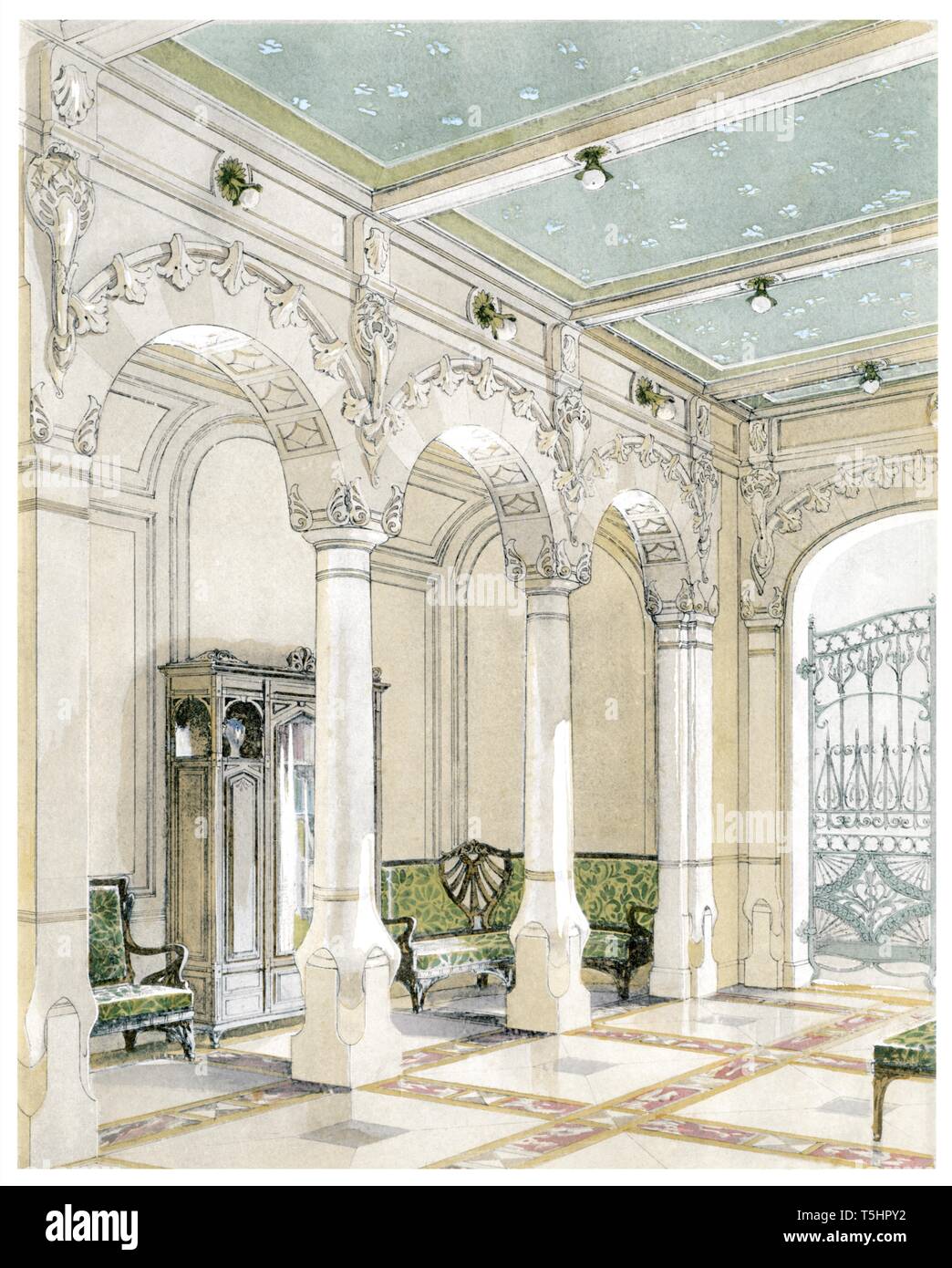 Art Nouveau Architecture Drawings
