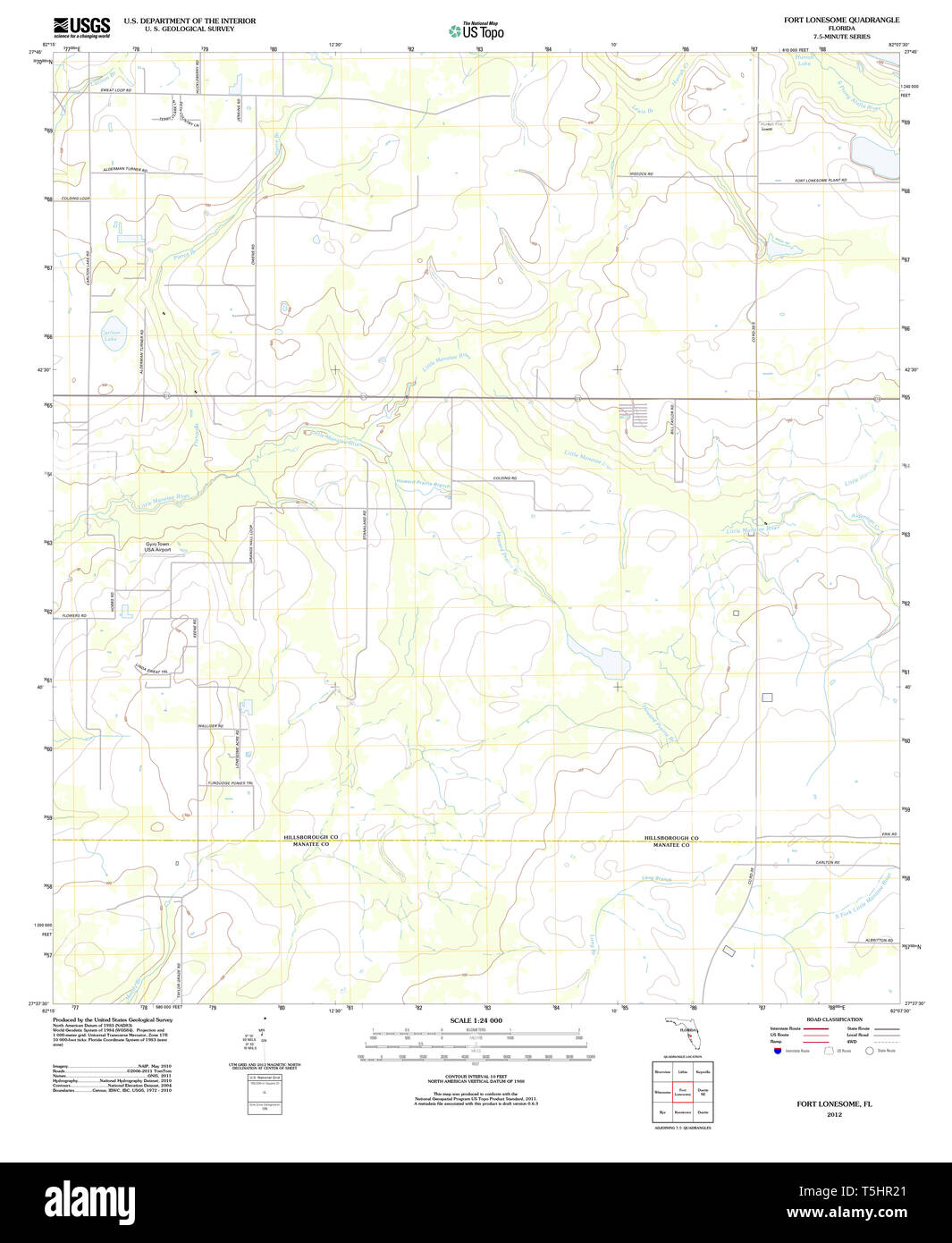 USGS TOPO Map Florida FL Fort Lonesome - Usgs Topo Map Florida Fl Fort Lonesome 20120718 Tm Restoration T5HR21 