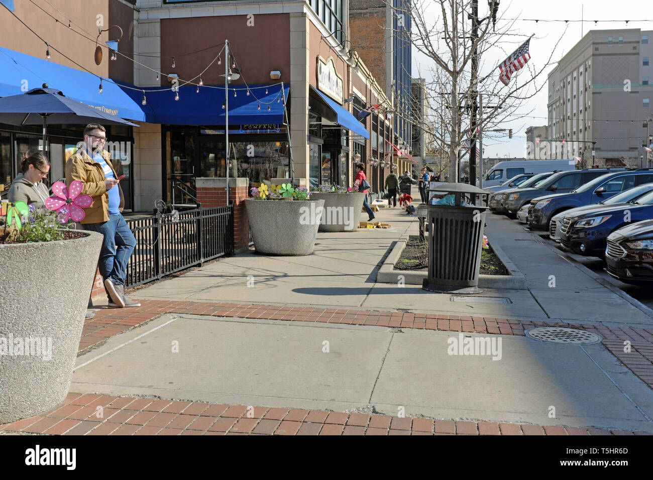 Downtown South Bend, Indiana, USA Stock Photo Alamy