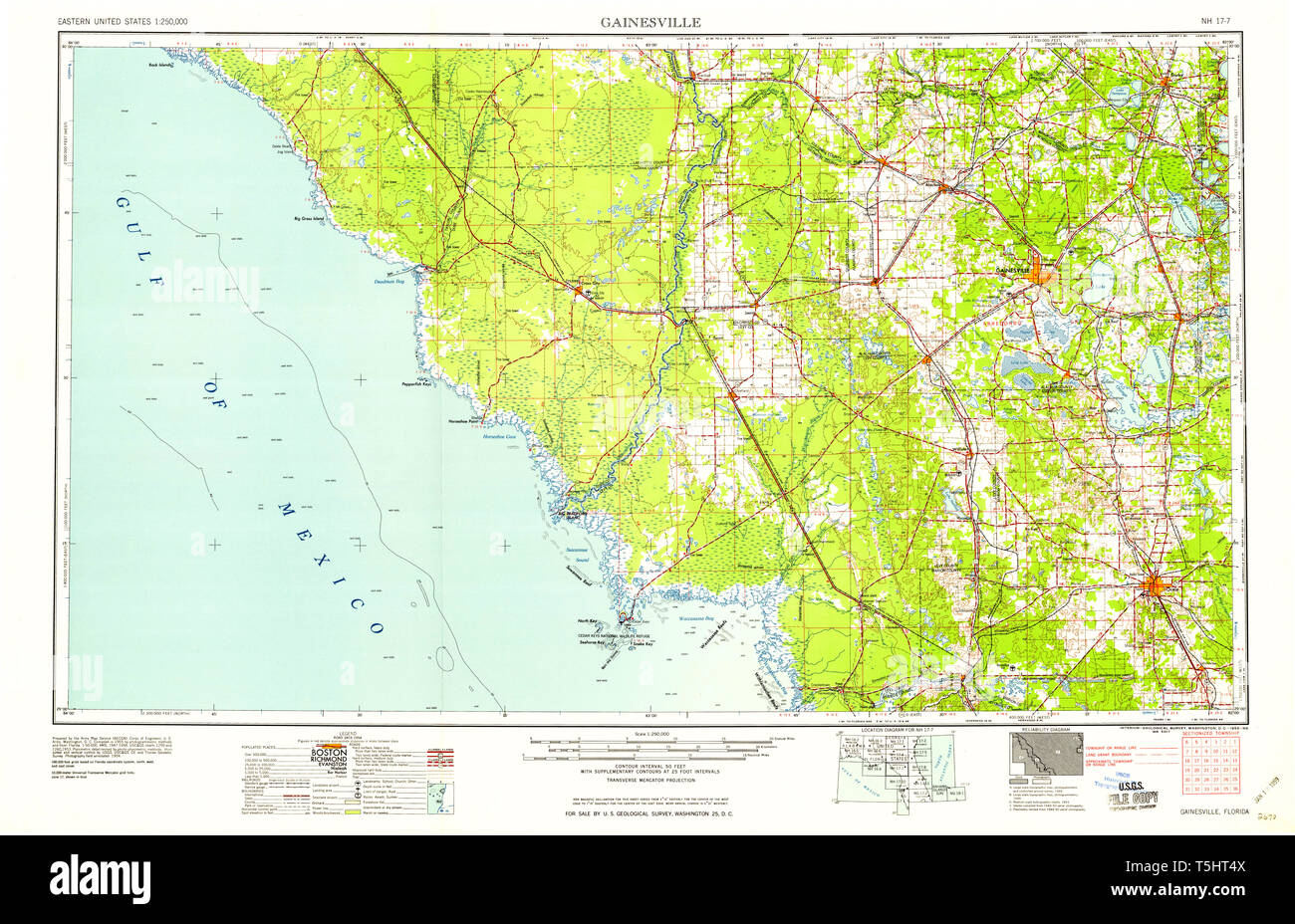 Gainesville florida map hires stock photography and images Alamy