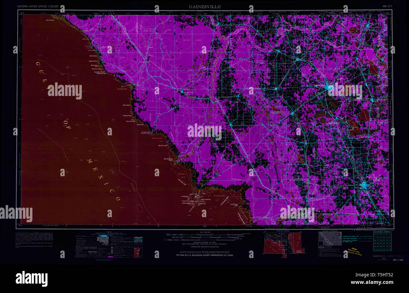 Gainesville florida map hires stock photography and images Alamy