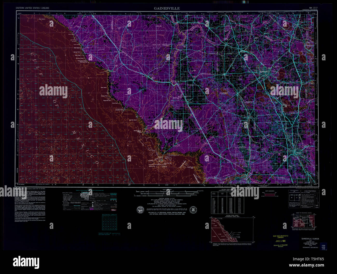 Gainesville florida map hires stock photography and images Alamy