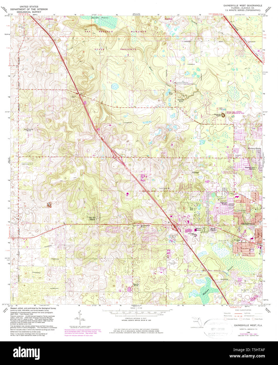 Gainesville florida map hires stock photography and images Alamy