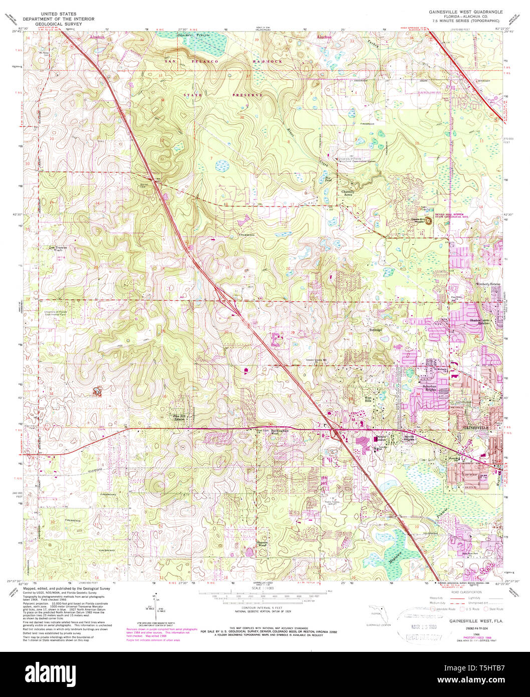 Gainesville florida map hi-res stock photography and images - Alamy