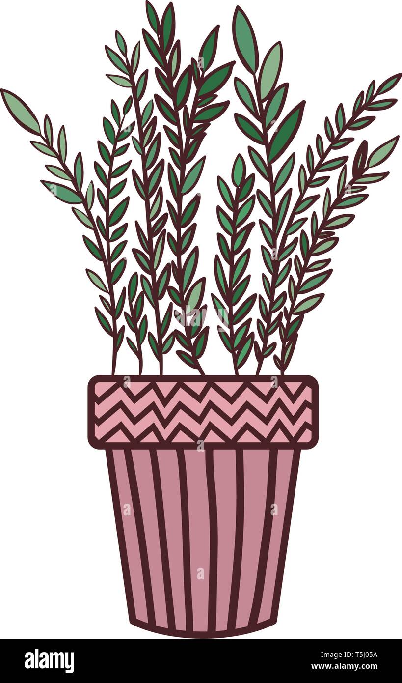 houseplant with potted isolated icon Stock Vector Image & Art - Alamy