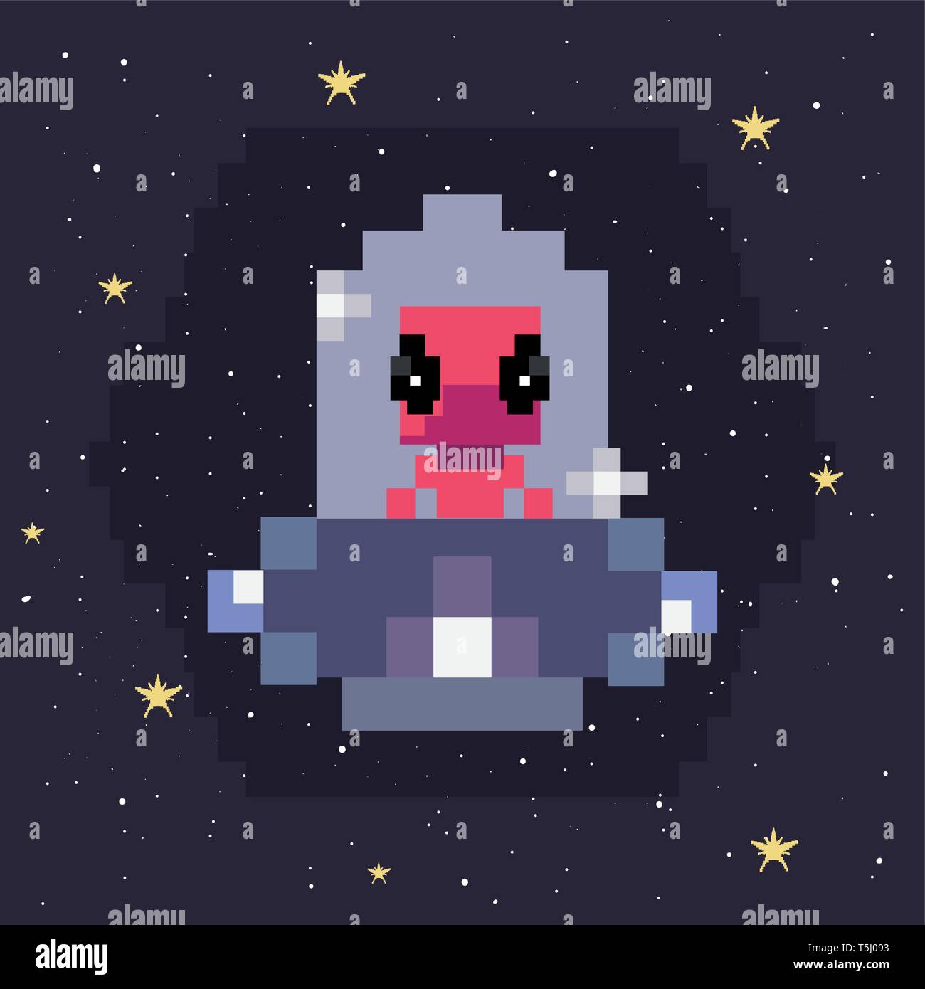 screen invaders battle video game retro vector illustration design ...