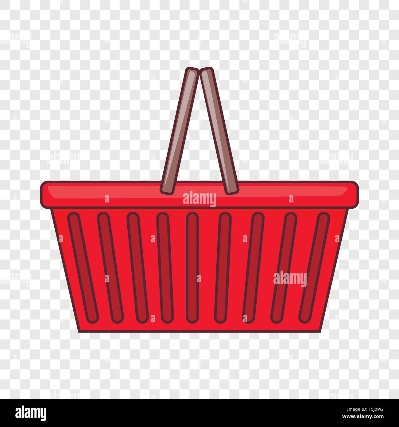 Shopping basket icon, flat style Stock Vector Image & Art - Alamy
