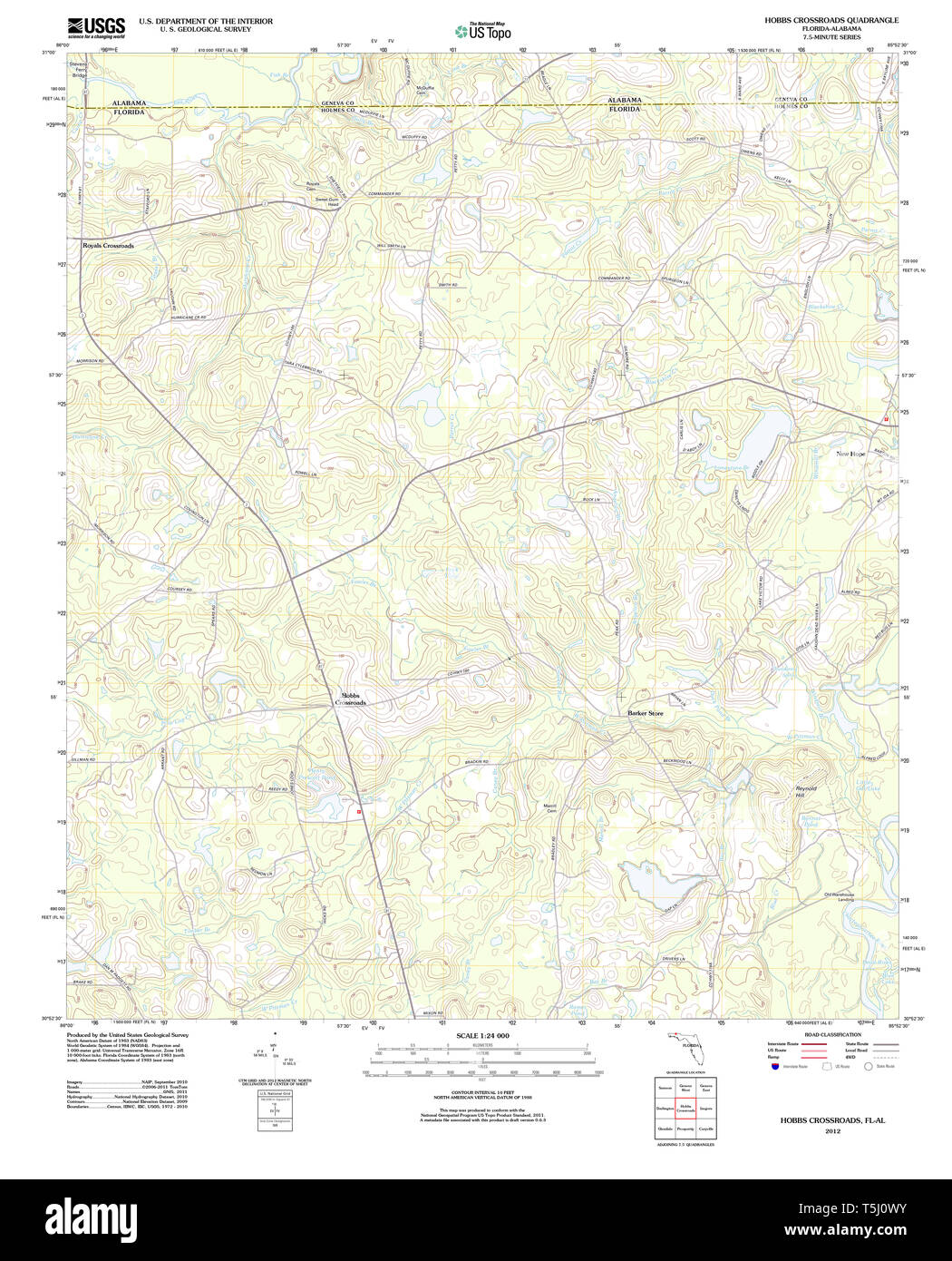 Map of hobbs hires stock photography and images Alamy
