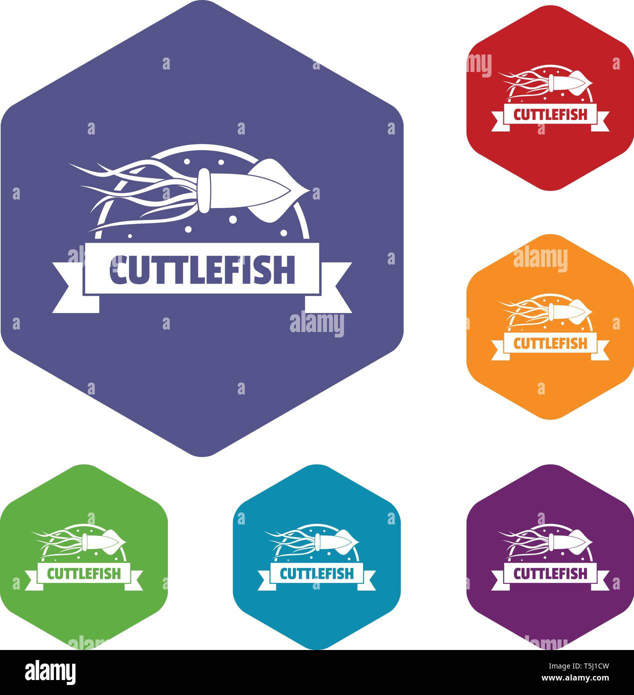 Cuttlefish Shell Stock Vector Images - Alamy