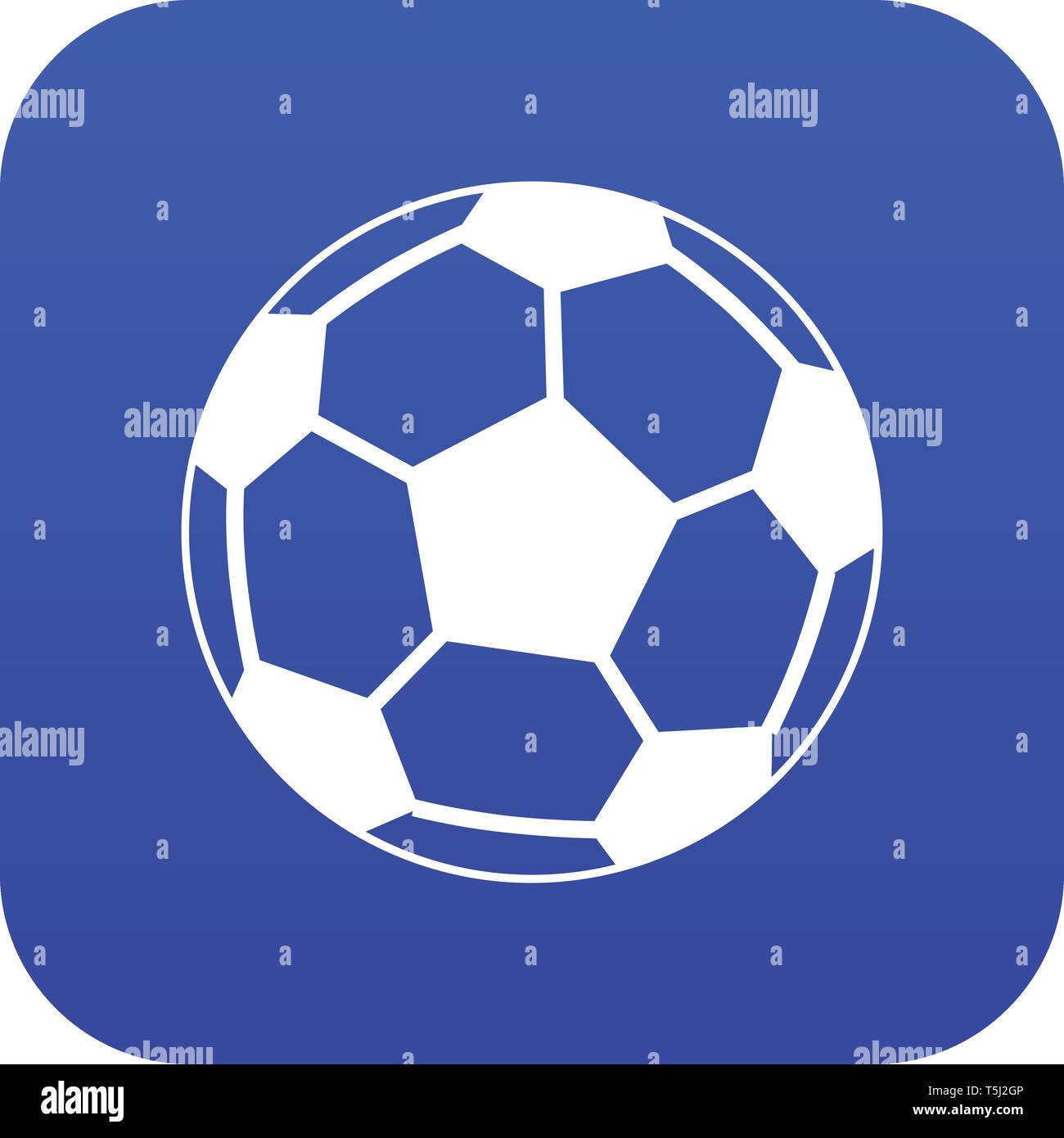 Soccer ball icon digital blue Stock Vector Image & Art - Alamy