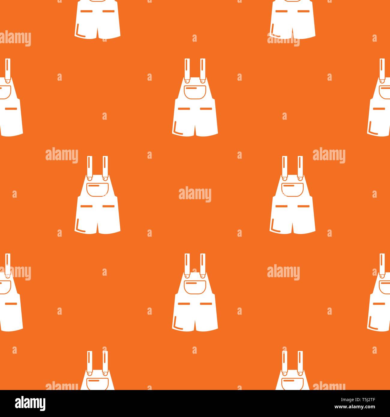 Jumpsuit pattern vector orange Stock Vector Image & Art Alamy
