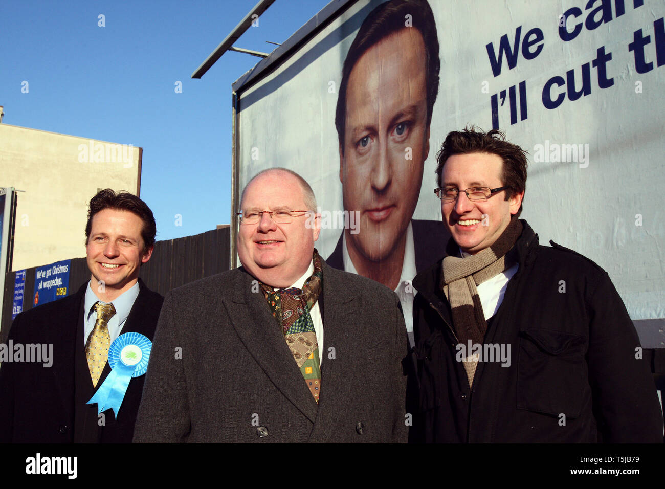 Nigel Huddleston, Eric Pickles, Jeremy Brier. Conservative Party Prospective Parliamentary Candidates. 04.01.2010 Stock Photo