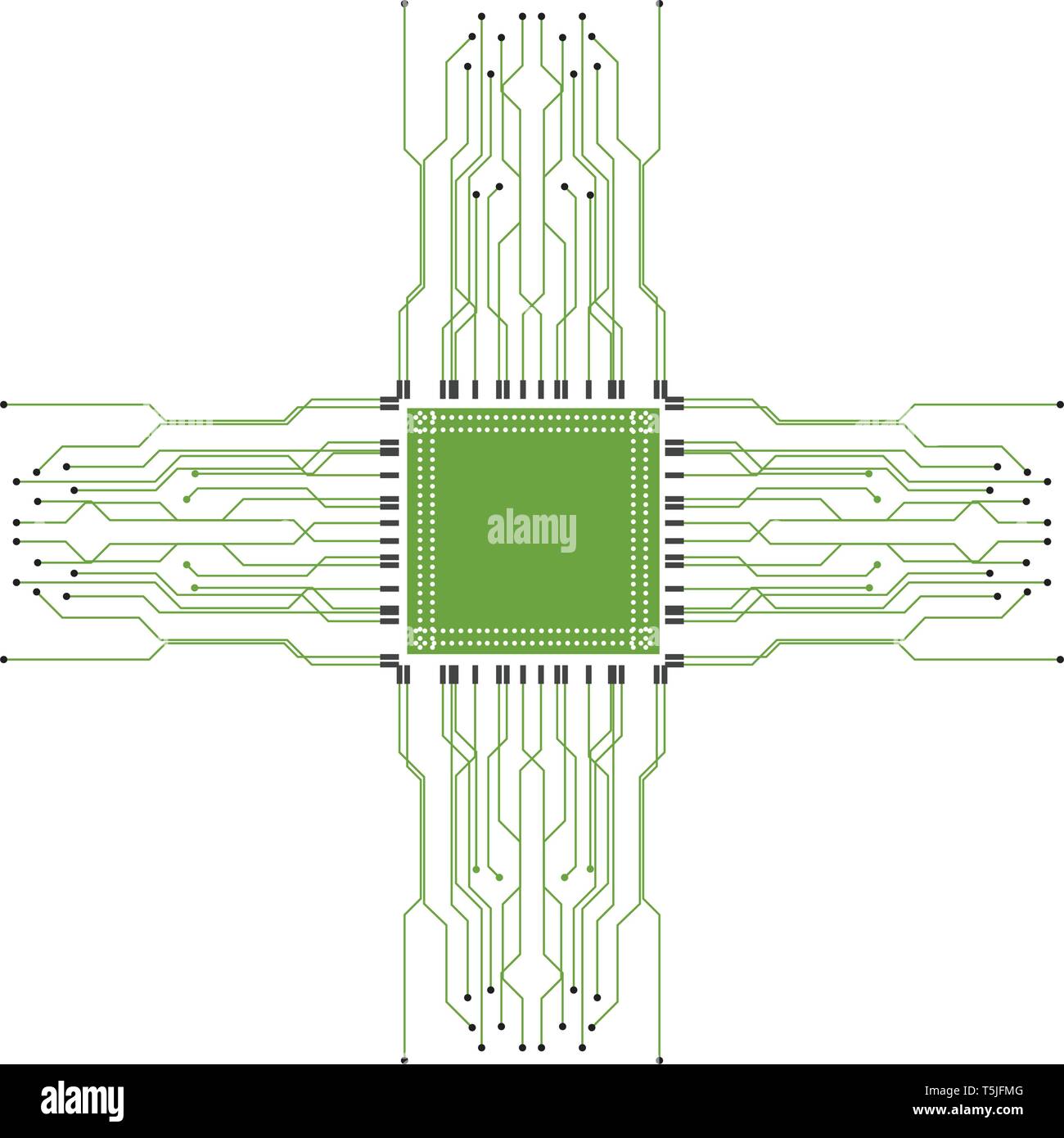 Circuit Logo Template vector illustration icon design Stock Vector ...