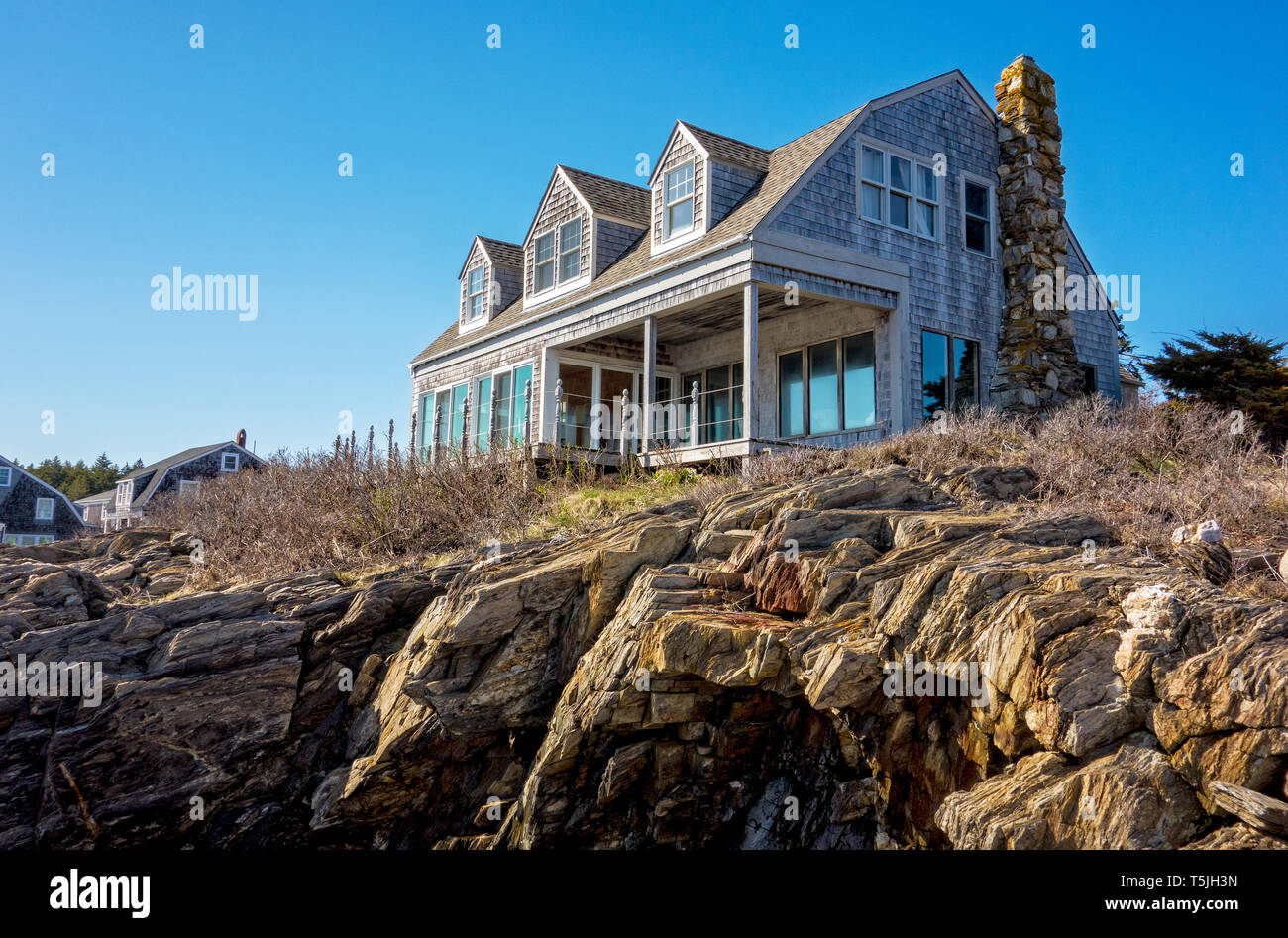 House on the hill Stock Photo Alamy