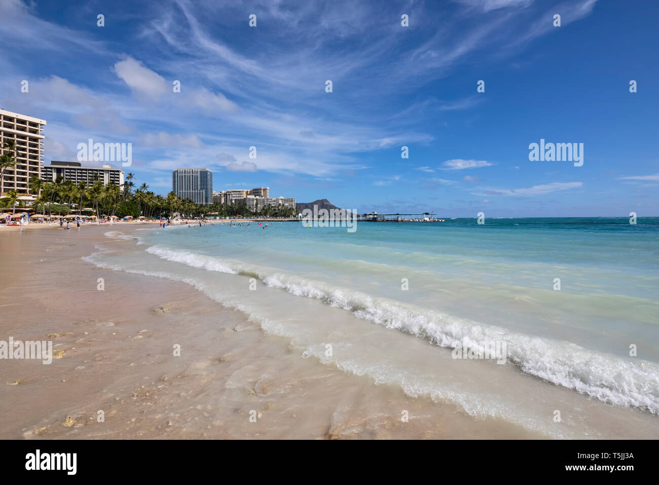 Usa hawaii oahu waikiki hi-res stock photography and images - Alamy
