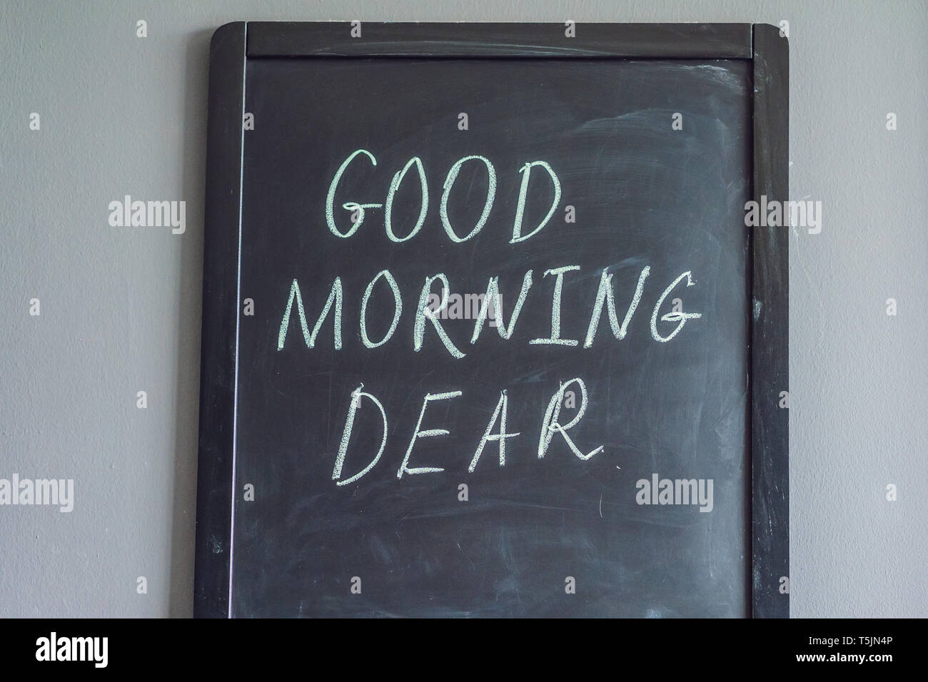 Table sign chalk inscription hi-res stock photography and images - Alamy
