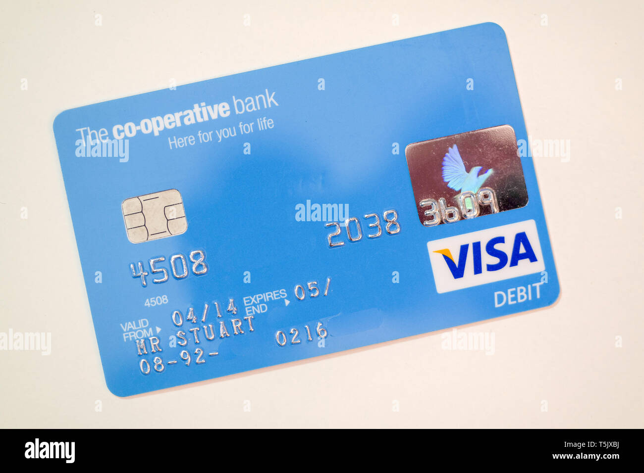 Co-operative bank card Stock Photo