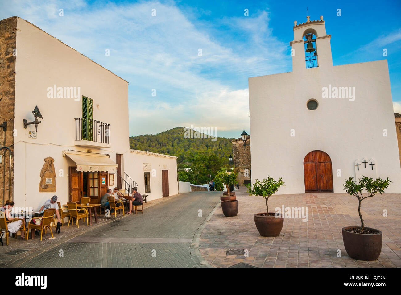 Sant Agusti des Vedrá Village. Sant Josep de Sa Talaia Municipality. Ibiza Island. Balearic. Islands. Spain Stock Photo