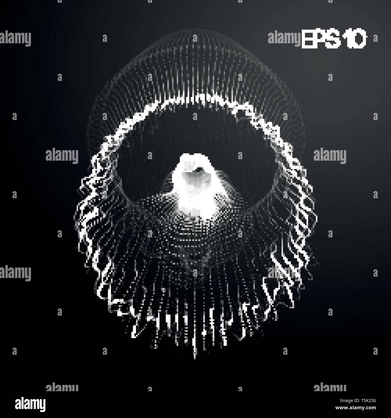 Reproducing network research. Network systems experiments. Jellyfish data centers random networking. EPS 10. Stock Vector