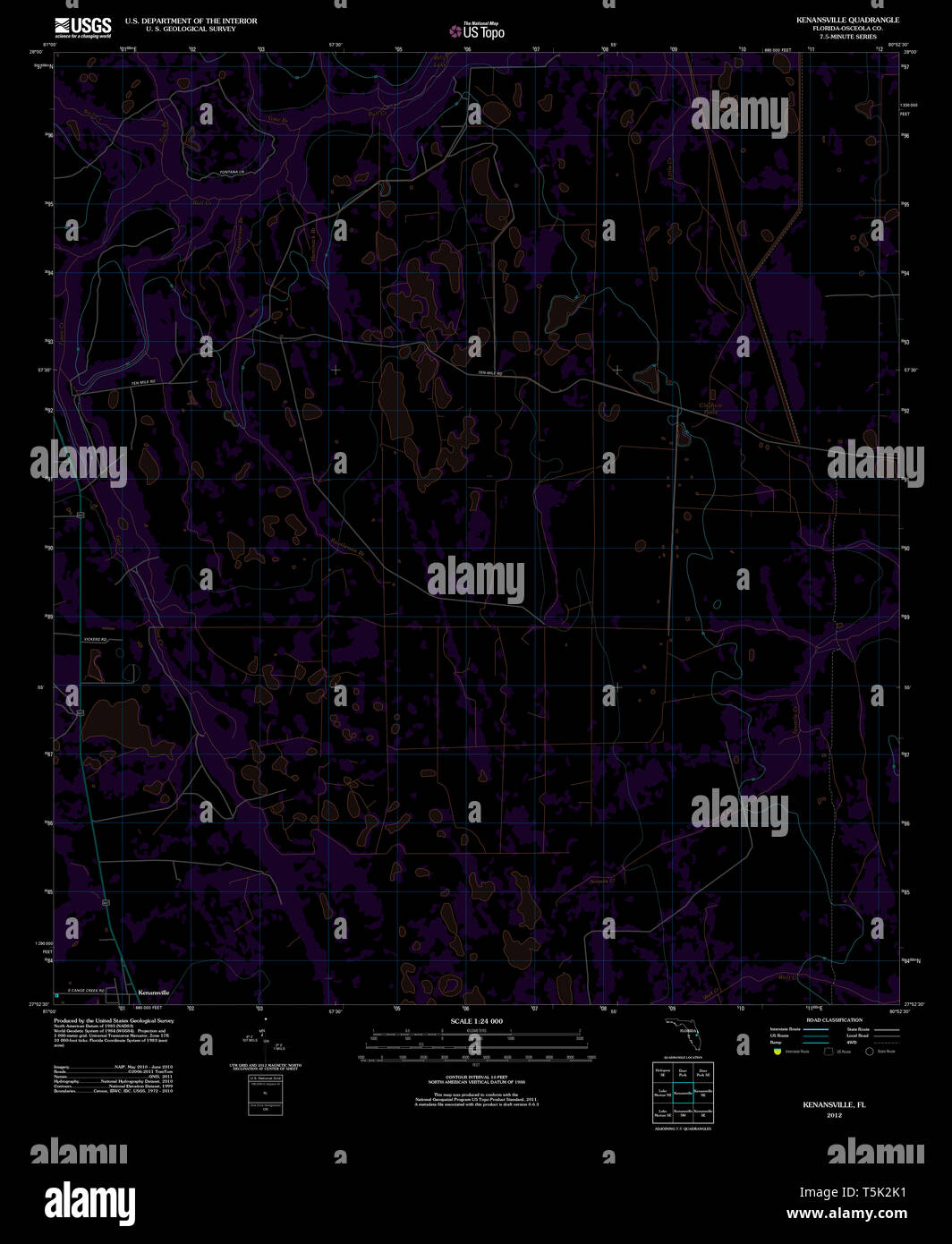 Map of kenansville hires stock photography and images Alamy