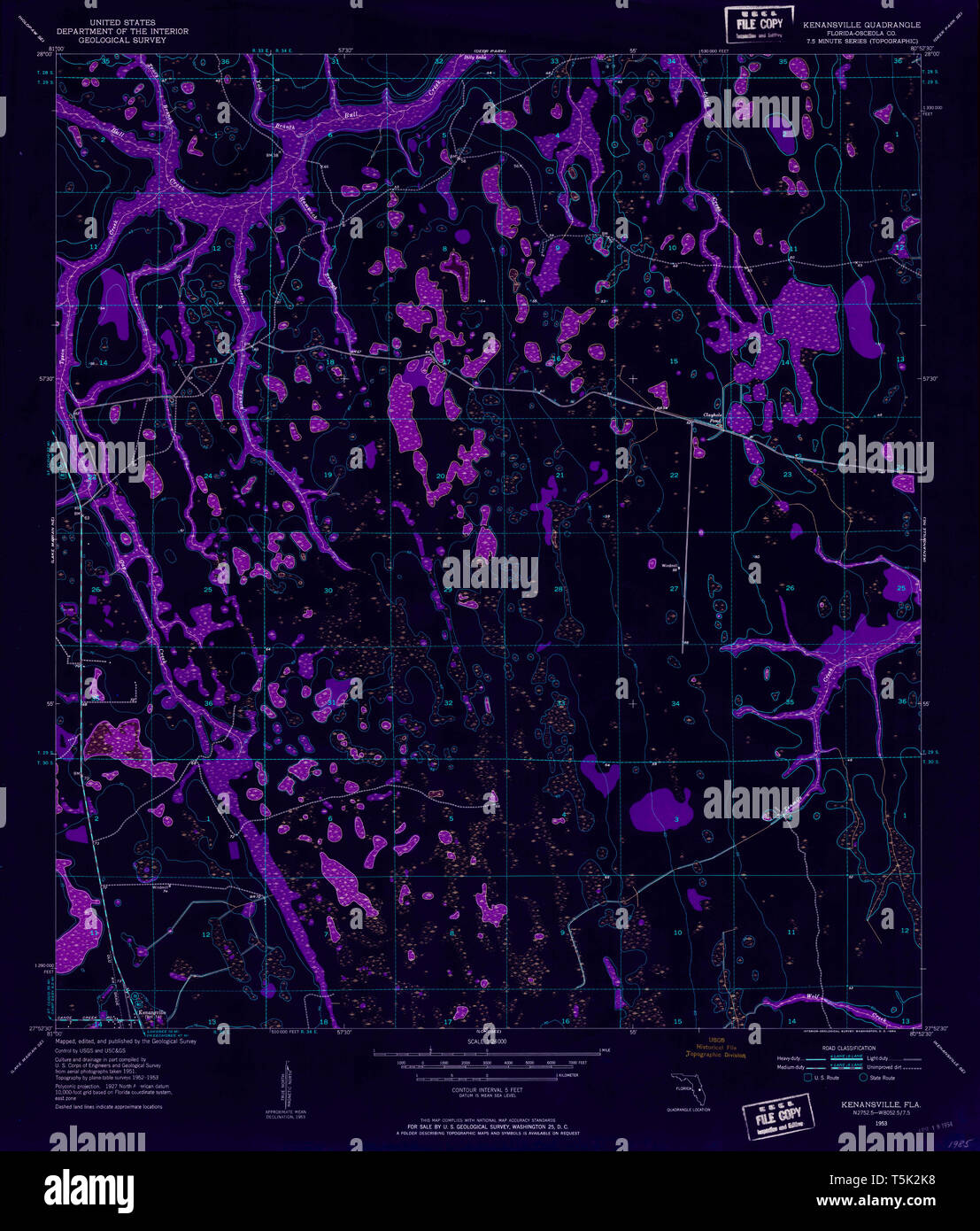 Map of kenansville hires stock photography and images Alamy