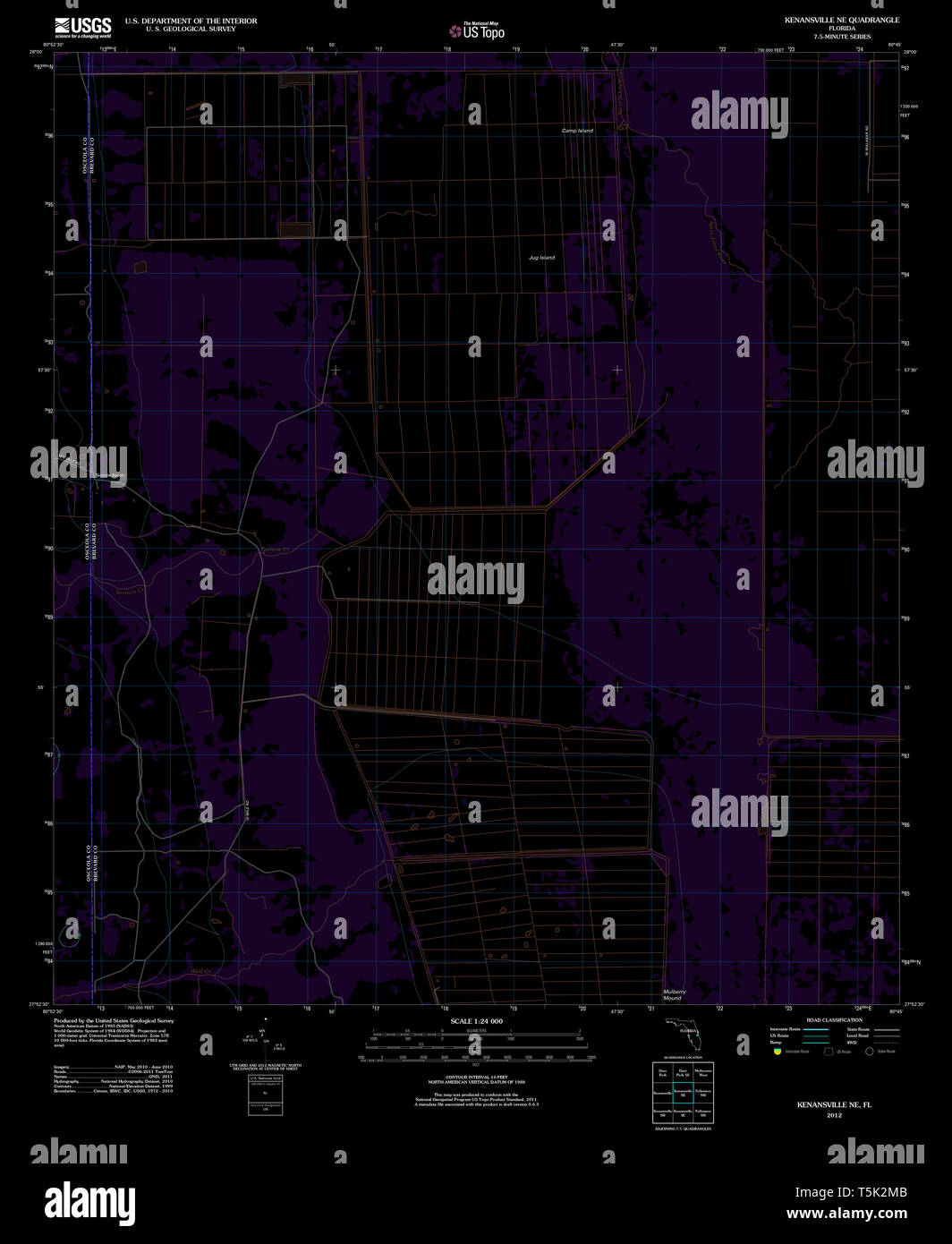 Map of kenansville hires stock photography and images Alamy