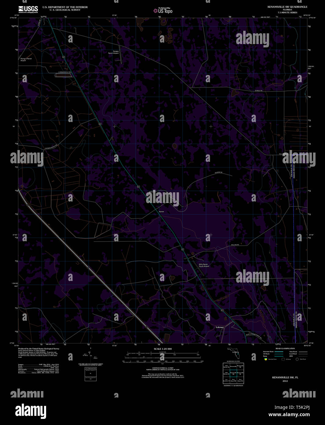 Map of kenansville hires stock photography and images Alamy