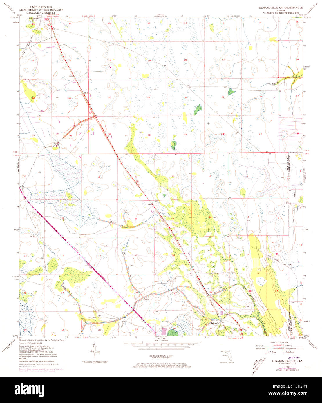 Map of kenansville hires stock photography and images Alamy