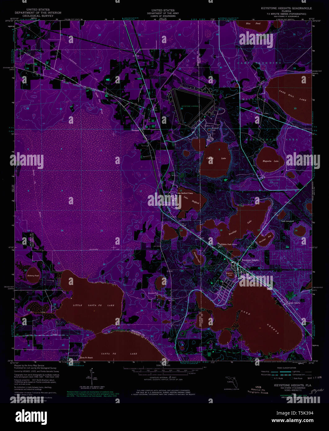 Keystone heights florida map hires stock photography and images Alamy